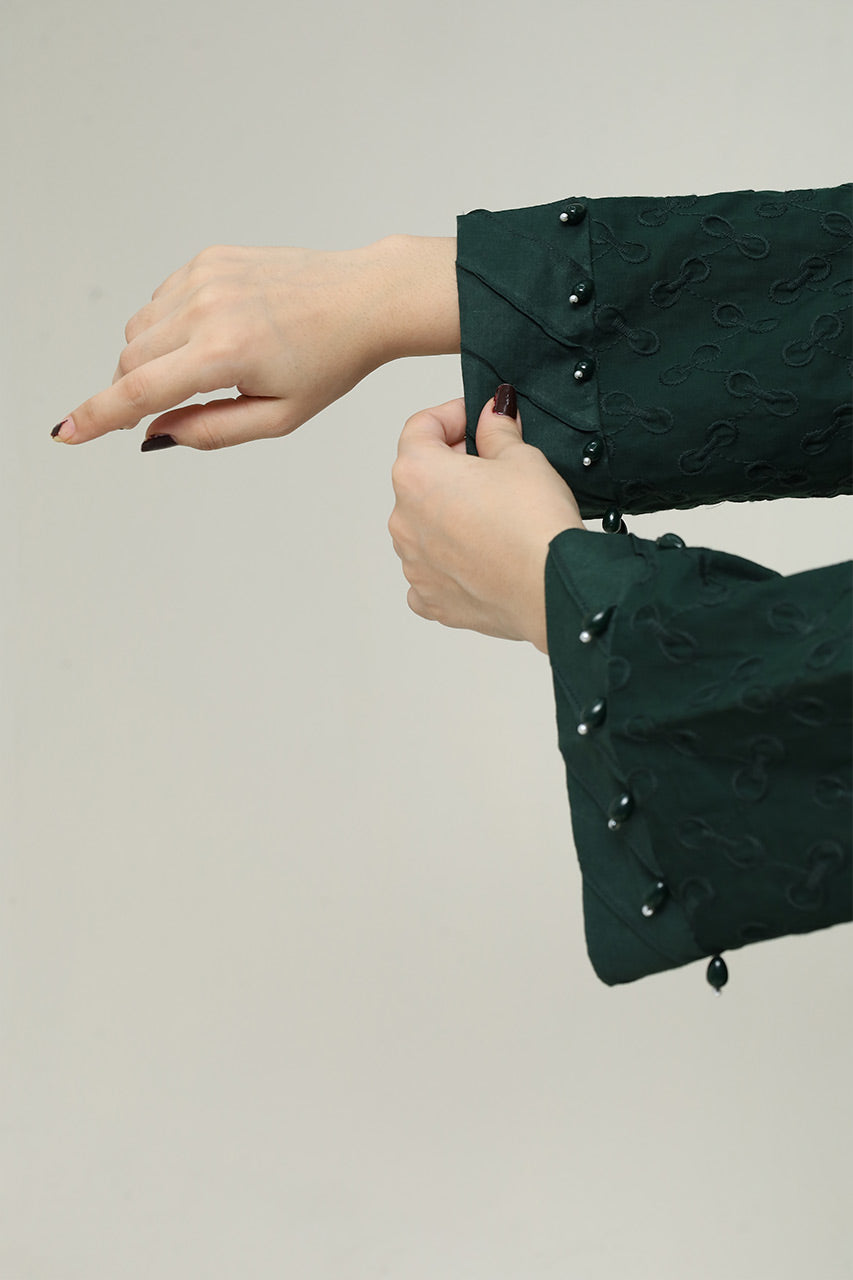 Elegant Green Kurti Set