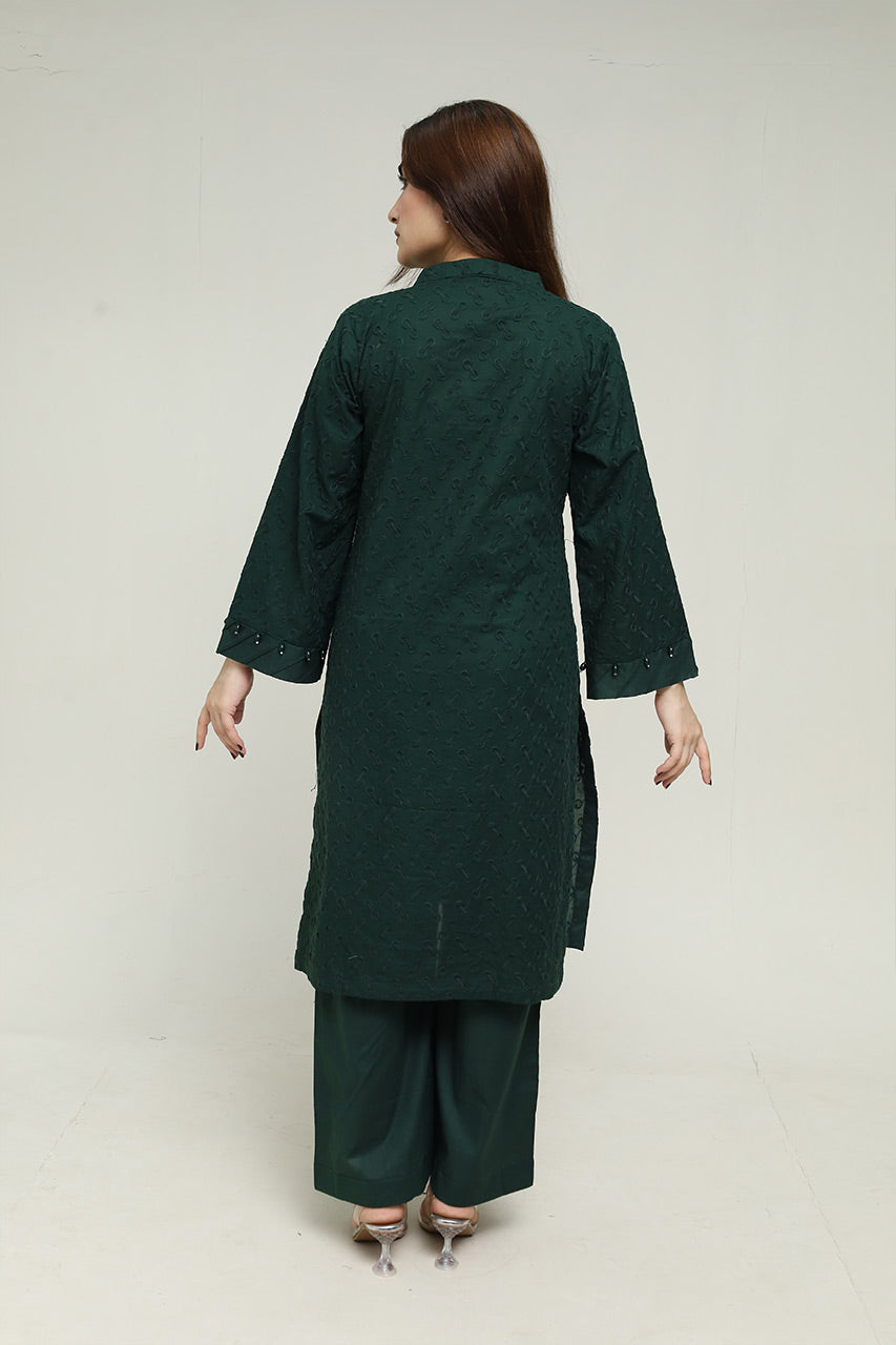Elegant Green Kurti Set