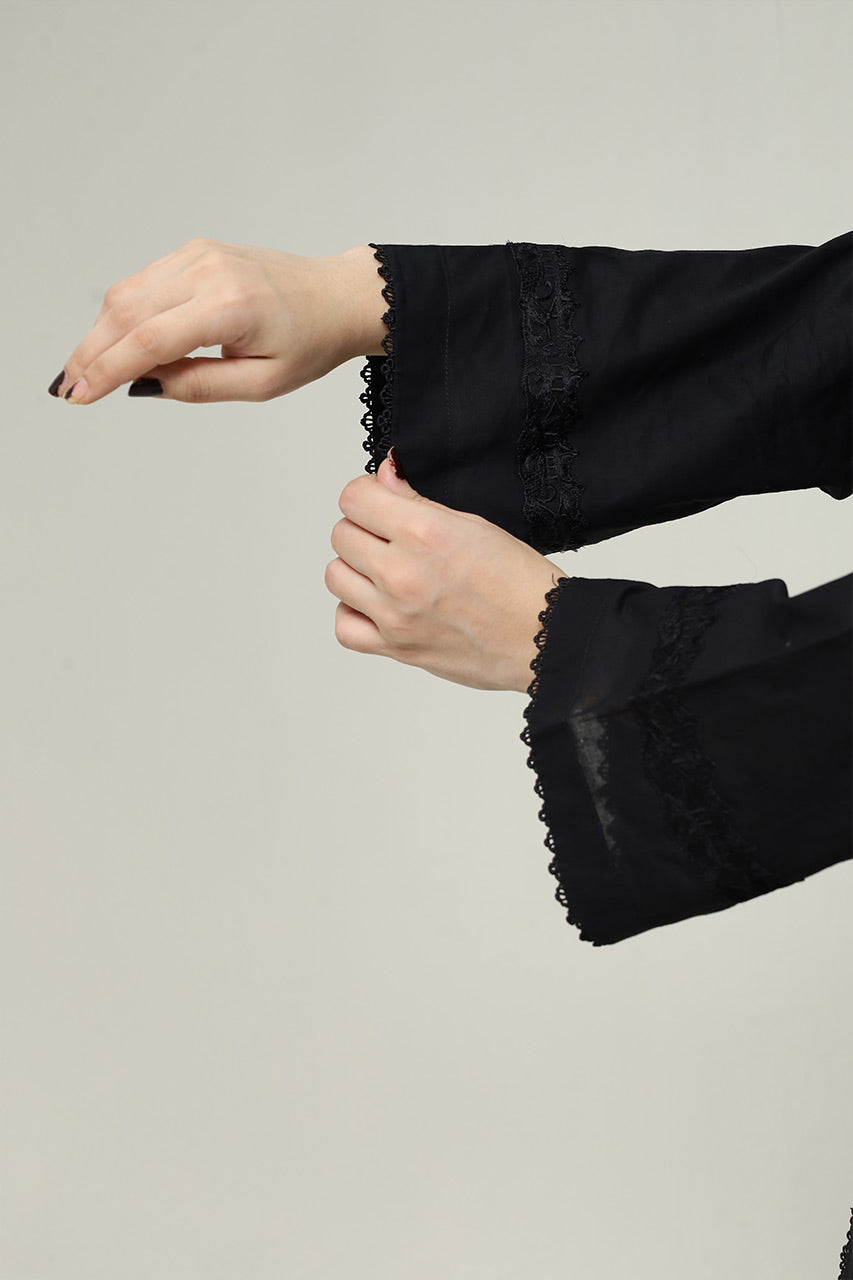 Black Embroidered 3-Piece Set