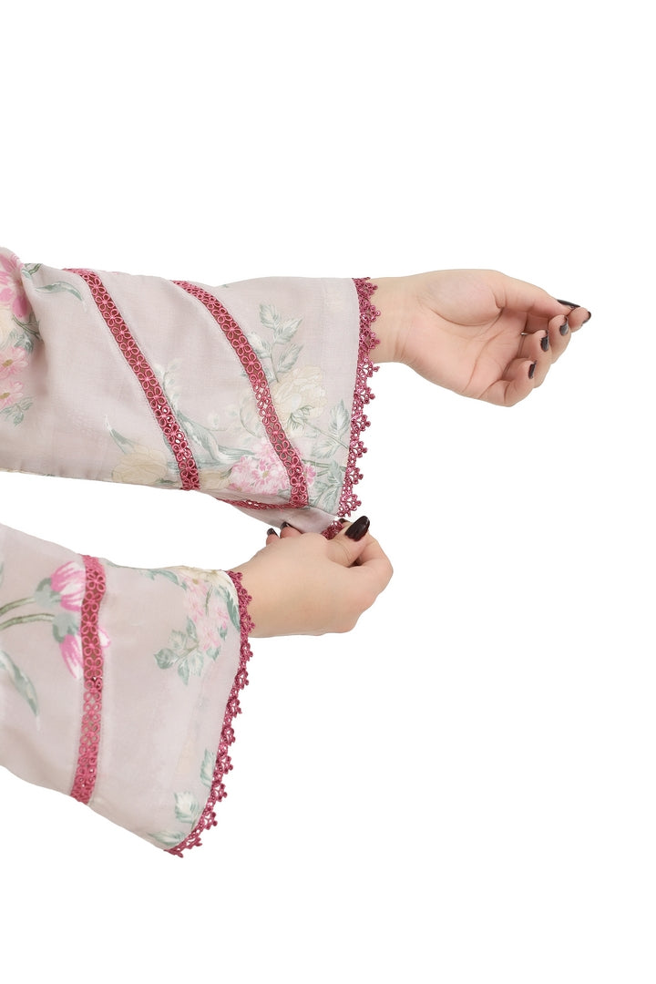 Pastel Floral Printed 2-Piece Suit