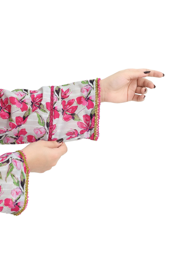 Floral Printed Lawn Kurti