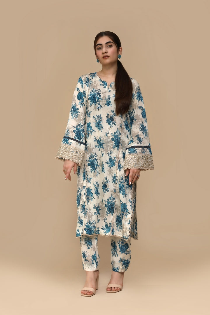 Sahar Bloom – Premium Stitched Lawn 2Pc
