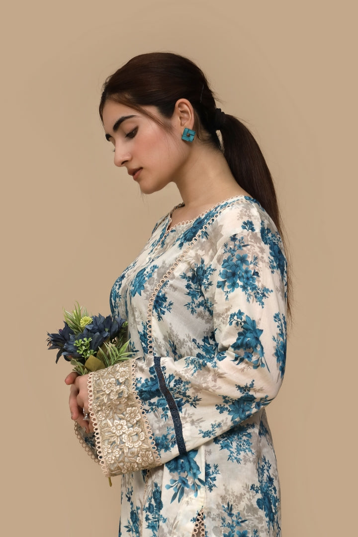 Sahar Bloom – Premium Stitched Lawn 2Pc