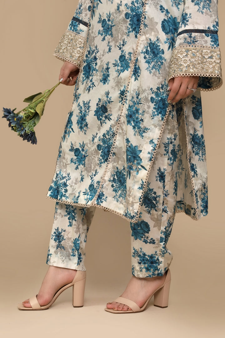 Sahar Bloom – Premium Stitched Lawn 2Pc