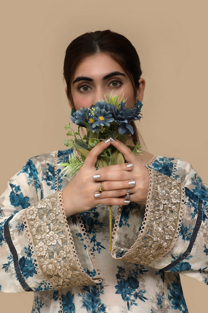 Sahar Bloom – Premium Stitched Lawn 2Pc