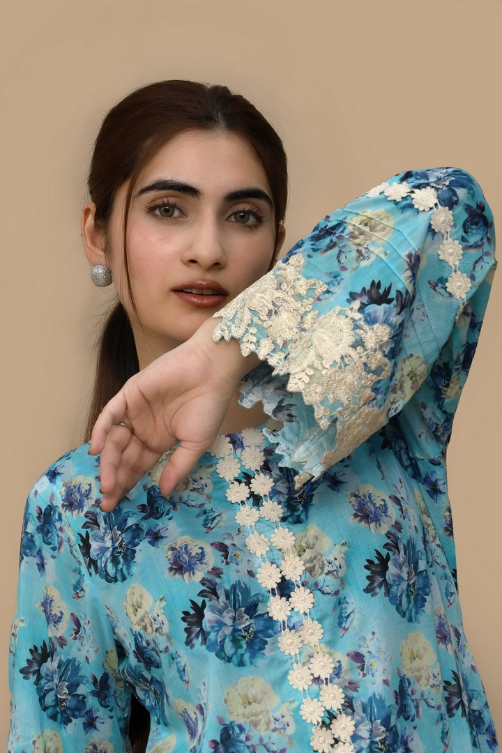 Nooré Luxe – Stitched 2 Piece Printed Lawn