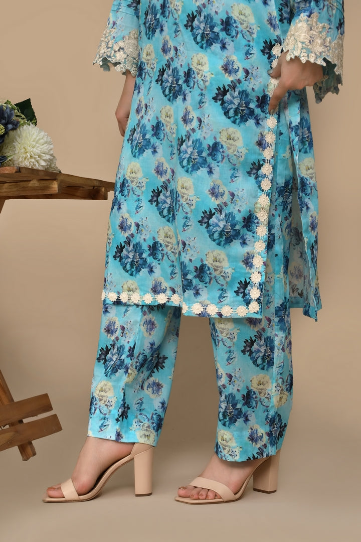 Nooré Luxe – Stitched 2 Piece Printed Lawn