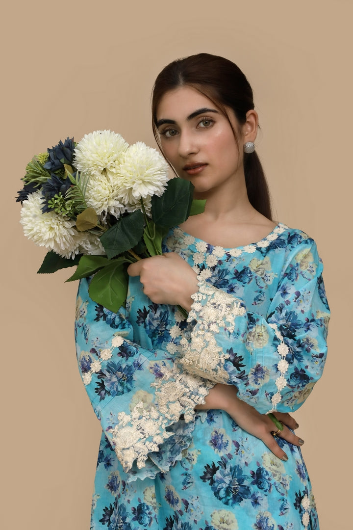 Nooré Luxe – Stitched 2 Piece Printed Lawn